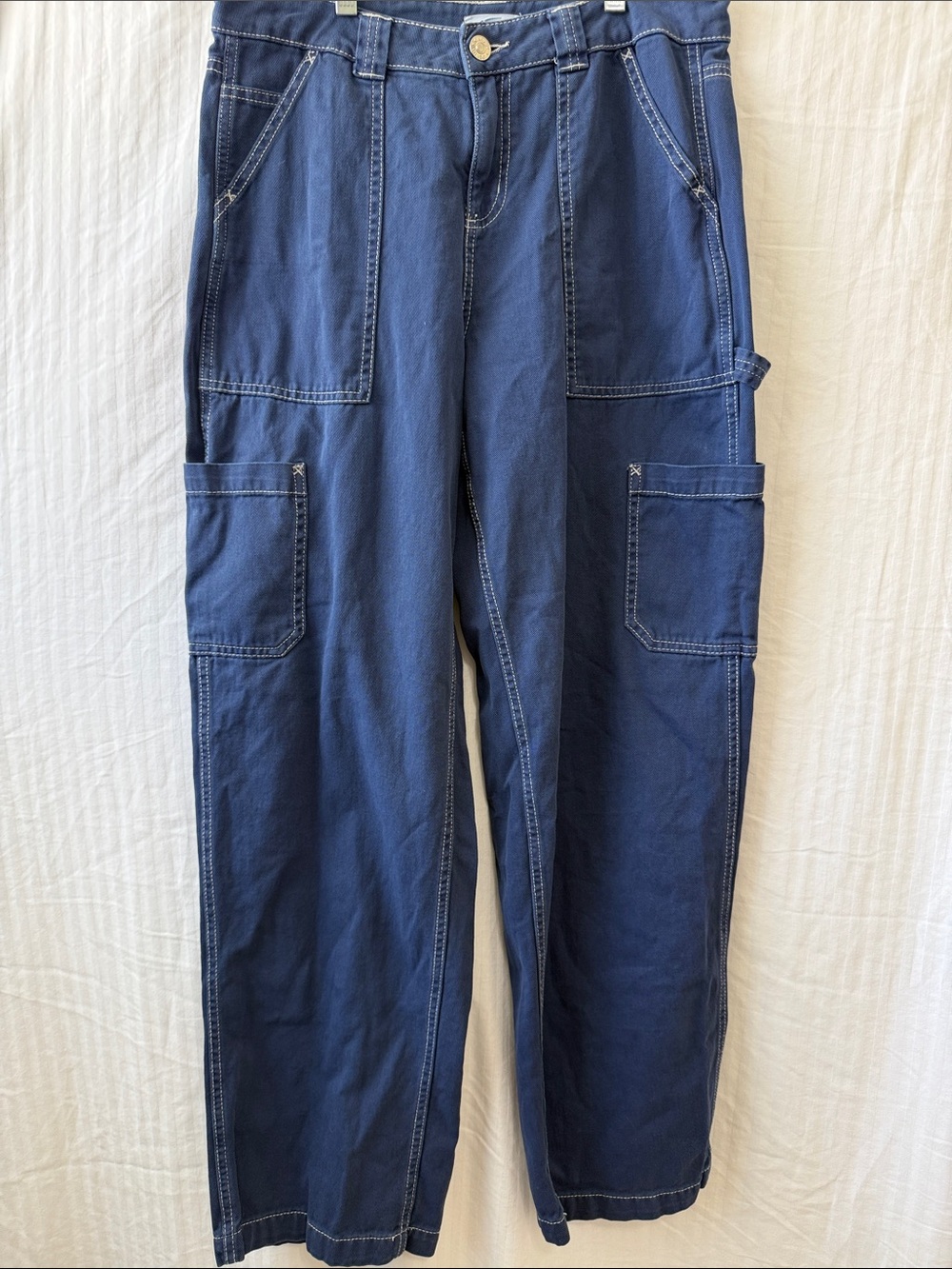 Garage Navy Straight-Leg Utility-Style Pants-maybe worn once-Excellent condition